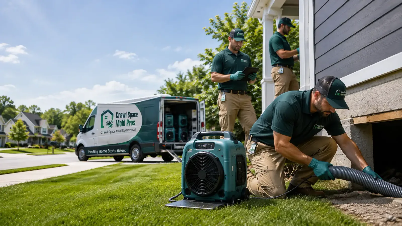 Crawl Space Mold Removal in Ireton, IA